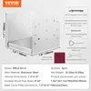 VEVOR set di 4 manicotti da avvitare 190 x 200 x 180 mm Anteprima dell’immagine prodotto 7