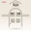 DOMINO Türgriff Drückergarnitur WC - Badezimmer Set | mit Produktbild-Vorschau 2