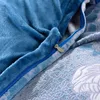 Pościel pluszowa kwiaty 135x200 poszwa na kołdrę z poszewką Podgląd zdjęcia produktu 3