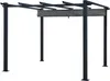 Freistehende Pergola 3 × 3m CASSIS grau - Aluminiumstruktur Produktbild-Vorschau 2