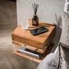 FURNLUX Nachttischregal Akazie 35cm / Hauptfarbe: Braun / Produktbild-Vorschau 3