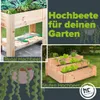 HI Hochbeet 92×41×80 cm Kiefernholz Produktbild-Vorschau 6