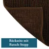 MSV Badteppich/Badematte fur den Boden - braun - 40 x 60 cm Produktbild-Vorschau 2