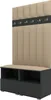 Garderoben-Set Nela III LUX, gepolsterte Garderobe 100 cm Produktbild-Vorschau 1