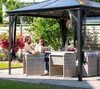 Sojag Aluminium Pavillon Verona aus Metall Gartenpavillon Produktbild-Vorschau 20
