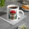 Hirsch mit Bollenhut Kaffeebecher Schwarzwald Motiv Produktbild-Vorschau 8
