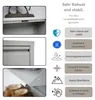 Furni24 Metall Schuhschrank Grau schmal – Schuhkipper mit 3 Produktbild-Vorschau 2