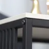 WISFOR Noční stolek s kovovým rámem Noční stolek mramor, Náhled obrázku produktu 16