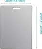 OKWISH Schneidebretter Edelstahl, Küchen Schneidebrett Produktbild-Vorschau 6