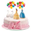 Prinzessinnen-Kuchenfigur, Schwäne und Luftballons Produktbild-Vorschau 2
