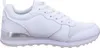 A white sneaker is shown from the side against a white background. Voir les images du produit