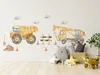 Muralo Aufkleber für Kinderzimmer Aquarelle Baumaschine Produktbild-Vorschau 6