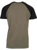 Urban Classics - RAGLAN T-Shirt contrasté oliv / schwarz - Voir les images du produit 7