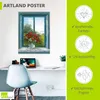 ARTland Poster Mohnblumen am Fenster Größe: 60x80 cm Produktbild-Vorschau 3