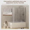 S'AFIELINA Paroi de douche pliante 130x140cm Paroi de Voir les images du produit 9