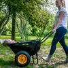 Polar Kunststoff Schubkarre Cub Cart 198 Liter Schwarz Produktbild-Vorschau 13