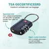 Travelnet TSA Reisslot met Cijfercode Set van 4 Productafbeelding-voorbeeld 5