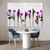 MuchoWow® Poster Blumen - Tulpen - Lila 180x120 cm - Produktbild-Vorschau 5