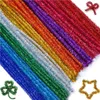 100 limpiadores de cañas - 30 cm - 10 colores - con brillo Vista previa de la imagen del producto 1