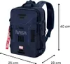 Cabina Zaino City Travel NASA Blu scuro Mercury 25x40x20 cm Anteprima dell’immagine prodotto 4