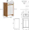 Waschbeckenunterschrank Vicco Lemgo Goldkraft Eiche 2 Produktbild-Vorschau 3