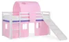 Homestyle4u Hochbett 90x200 mit Rutsche Lattenrost Vorhang Produktbild-Vorschau 11