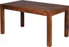 WOHNLING Esszimmertisch 140 cm Sheesham Massivholz Esstisch Produktbild-Vorschau 1
