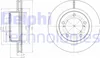 2x DELPHI Bremsscheibe BG9067 für TOYOTA LAND CRUISER Produktbild-Vorschau 1