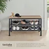 Étagère à chaussures DERRY 75,5x30,5x45,5cm - Bois clair Voir les images du produit 4