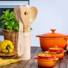 BlauKe® Set di Utensili da Cucina in Legno di Bamboo - Kit Anteprima dell’immagine prodotto 7
