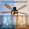 132cm Deckenventilator mit Beleuchtung und Fernbedienung, Produktbild-Vorschau 5