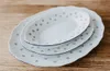 Owalna miska, czeska porcelana, Werona, 36 cm, niebieska Podgląd zdjęcia produktu 2