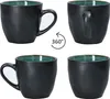 18-częściowy serwis kawowy Reactive Glaze Green kamionkowy Podgląd zdjęcia produktu 5
