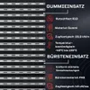 POLENTEX Aluminium-Fußmatte mit Ablaufwanne – 100x50 cm, 22 Produktbild-Vorschau 5