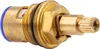A close-up, studio shot of a brass valve cartridge. Produktbild-Vorschau