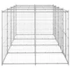 vidaXL Outdoor-Hundezwinger Verzinkter Stahl 9,68 m² Produktbild-Vorschau 2