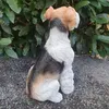 Zahradní figurka Foxteriér Pes figurka sedící 34 cm Náhled obrázku produktu 4