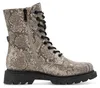 Botas de color beige con cordones, tiras y hebillas, talla Vista previa de la imagen del producto 11