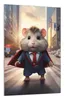 Wallario Wandbild Super-Hamster, Größe: 61 x 91,5 cm, Produktbild-Vorschau 2