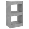 vidaXL Bücherregal/Raumteiler Betongrau 40x30x72 cm Produktbild-Vorschau 1