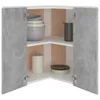 vidaXL Eckhängeschrank Betongrau 57x57x60 cm Holzwerkstoff Produktbild-Vorschau 15