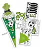 itenga SCHULTÜTEN Bastelset 68cm FUSSBALL meine Vereinstüte Produktbild-Vorschau 2