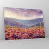 Bilder auf glas - Einteilig - Feld Frau Landschaft - Produktbild-Vorschau 4