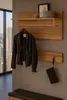 Flurgarderobe Wildeiche Garderobenset Spiegelschrank Produktbild-Vorschau 4