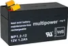 Multipower Blei-Akku MP1,2-12 Pb 12V 1,2Ah VdS G107032, Produktbild-Vorschau 1