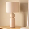Tischlampe Keramik und Stoff Rahma Beige Produktbild-Vorschau 2