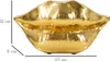 Mauro Ferretti Vase Mundlippe 23x8x12 cm gold Produktbild-Vorschau 6