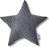 Graues Minky Sternkissen 40x40 cm, verklumpungsfreie Produktbild-Vorschau 1