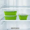Faltbare Silikon Lunchbox (3er Set),1200ml Bento Box mit Produktbild-Vorschau 7