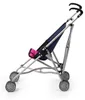 Passeggino per bambole, blu/rosa con unicorno Anteprima dell’immagine prodotto 3